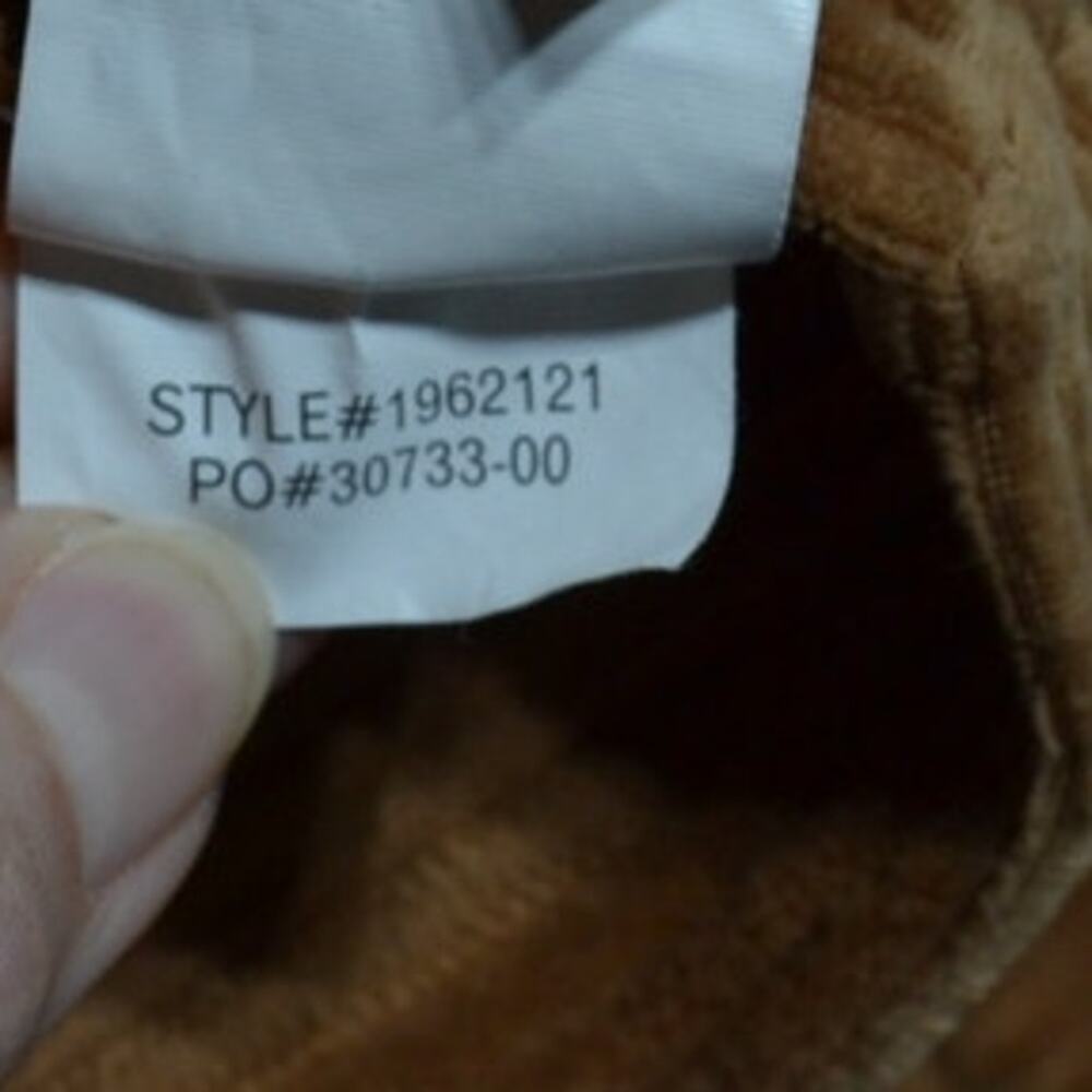 Prana Woman's Fleece Half Zip Oversized Cropped Brown Pullover Size Large - Picture 6 of 11